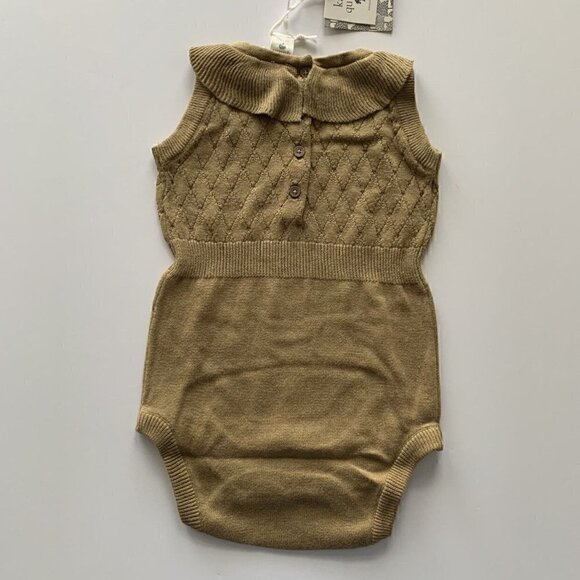 Kate Quinn Organics Fennel Sweater Bodysuit 18-24 Months - Picture 2 of 5
